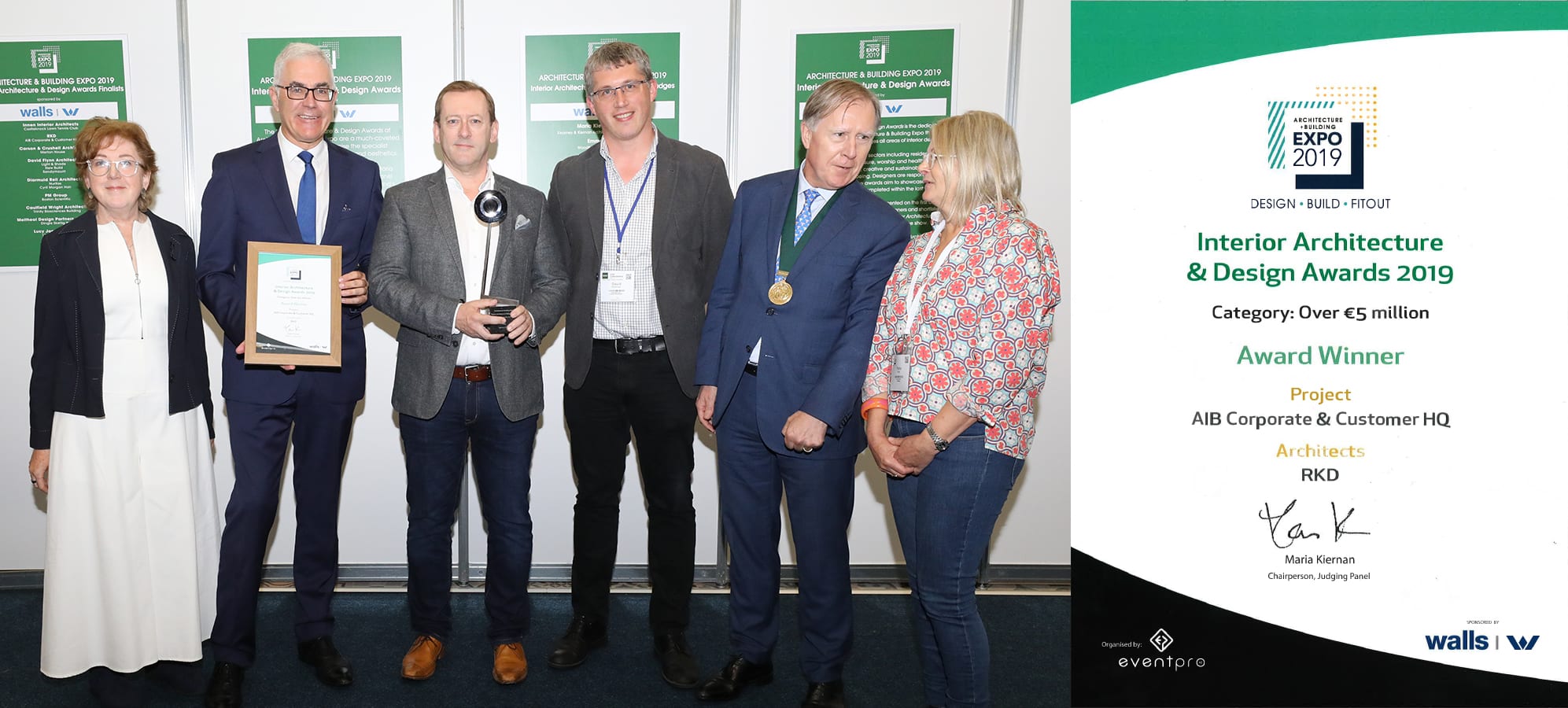 Aib Corporate & Customer Hq Wins Award At Arch Expo 2019 - News